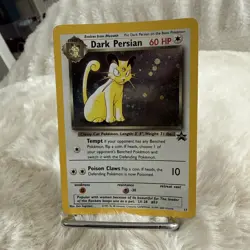 Dark Persian Pokemon Card WOTC Black Star Promo #17 Holo SWIRL 2000 NM - Image 4