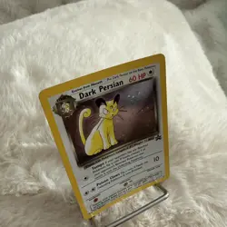 Dark Persian Pokemon Card WOTC Black Star Promo #17 Holo SWIRL 2000 NM - Image 5