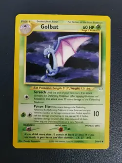 Pokemon Card Golbat 29/64 Neo Revelation Uncommon WOTC - Image 1