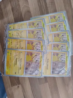 Pokemon Pikachu At The Museum Jumbo Card Promo X 9 Sealed - Image 1