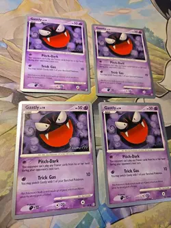 4 x Gastly 62/100 2009 World Championships Stormfront Promo WC Pokemon Card - Image 2