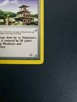 Pokemon Card Trainer Sprout Tower 97/111 Neo Genesis Uncommon WOTC - Image 5