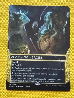 Plaza of Heroes (0033) (Borderless) Edge of Eternities: Stellar Sights Regular - Image 1