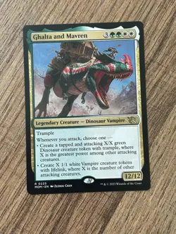 MTG Ghalta and Mavren MOM Magic The Gathering LP Card Normal 225 - Image 1