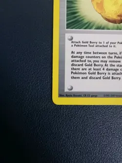 Pokemon Card Trainer Gold Berry 93/111 Neo Genesis Uncommon WOTC - Image 4