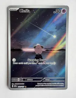 Pokemon Cleffa Basic Psychic Rare SV03 Obsidian Flames 202/197 Card 2023 - Image 1