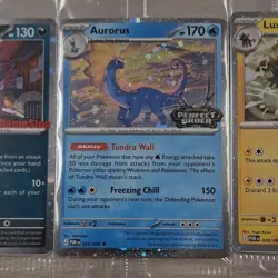 Pokemon Perfect Order Promo Card Lot 3 Cards Gengar, Aurorus, Luxray - Image 3