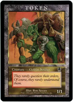 9x MAGIC PLAYER REWARDS TOKEN CARDS INC. BEAR, BEAST, GOBLIN + MORE [EXCELLENT] - Image 5