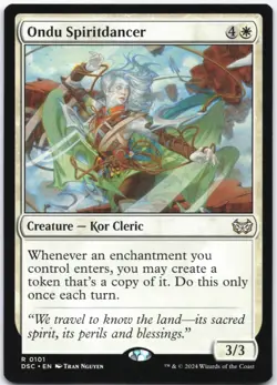 Ondu Spiritdancer Normal R Commander: Duskmourn: House of Horror 101 NM - Image 1