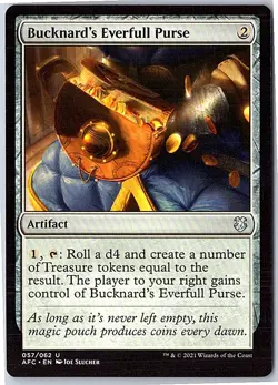 Bucknard's Everfull Purse U Commander: Adventures in the Forgotten Realms 57 NM - Image 1