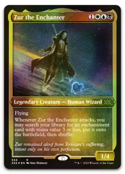 Zur the Enchanter (Foil Etched) #554 (NM) Double Masters 2022 2X2 Magic MTG - Image 1