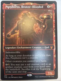 MTG Purphoros Bronze-Blooded Showcase #265 Theros Beyond Death Normal M NM Magic - Image 1