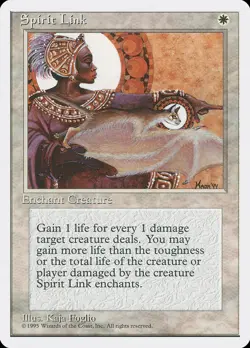 MTG Spirit Link ** Fourth Edition ** English (NM) - Image 1