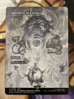 Darkness of Eternity - Dark Ritual (Showcase) MTG Final Fantasy Regular - NM 🔥 - Image 1