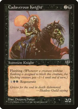 MTG Cadaverous Knight ** Mirage ** English (NM) - Image 1