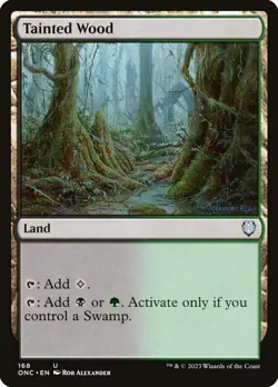 MTG Tainted Wood ** Phyrexia: All Will Be One Commander ** English (NM) - Image 1