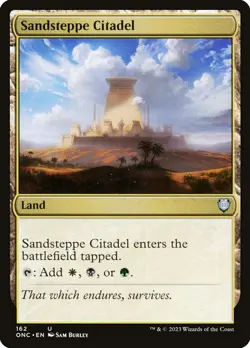 MTG Sandsteppe Citadel ** Phyrexia: All Will Be One Commander ** English (NM) - Image 1