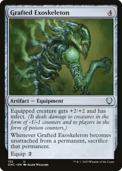 MTG Grafted Exoskeleton ** Phyrexia: All Will Be One Commander ** English (NM) - Image 1