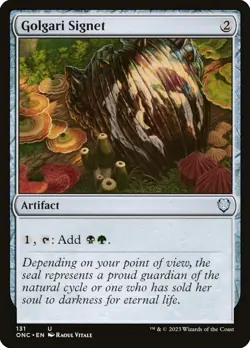 MTG Golgari Signet ** Phyrexia: All Will Be One Commander ** English (NM) - Image 1