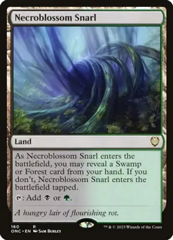 MTG Necroblossom Snarl ** Phyrexia: All Will Be One Commander ** English (NM) - Image 1