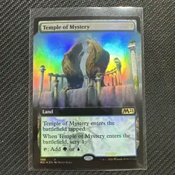 Temple of Mystery - Foil Extended Art M21 NM MTG - Image 1