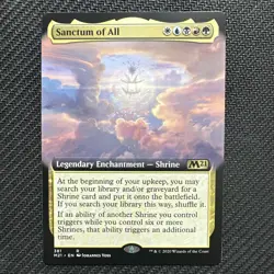 MTG Sanctum of All Extended Art Core Set 2021 381 Regular Rare NM - Image 1