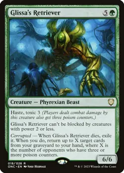 MTG Glissa's Retriever ** Phyrexia: All Will Be One Commander ** English (NM) - Image 1