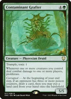 MTG Contaminant Grafter ** Phyrexia: All Will Be One Commander ** English (NM) - Image 1