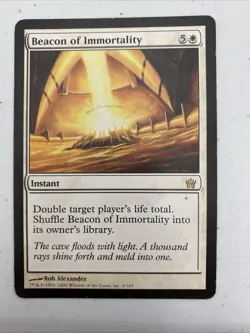 1x MTG MTG Beacon of Immortality - Fifth Dawn (LP) - Image 1