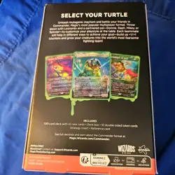 NEW Commander Deck "Turtle Power" Teenage Mutant Ninja Turtles TMT MTG - Image 3