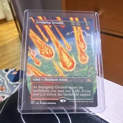 Magic: The Gathering Stomping Ground 280 Unfinity Borderless Rare Land EN - Image 1