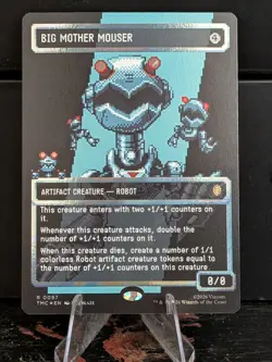 Big Mother Mouser (Borderless) (Surge Foil) Commander: Teenage Mutant Ninja... - Image 1