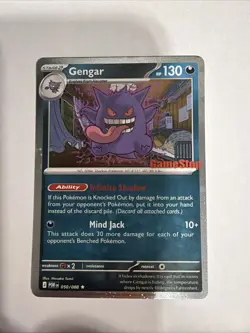 Pokemon TCG Gengar GameStop Promo 050/088 English. Perfect Order promo. - Image 1