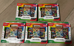 Pokemon TCG: First Partner Illustration Collection - NEW SEALED x5 - Image 1
