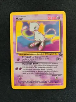 Pokemon TCG Black Star Promo Edition Mew #8 WOTC 2000 - ungraded - near mint - Image 1