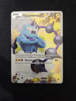 Pokemon Thundurus 97/98 Emerging Powers Ultra Rare Full Art Holo HP - Image 1