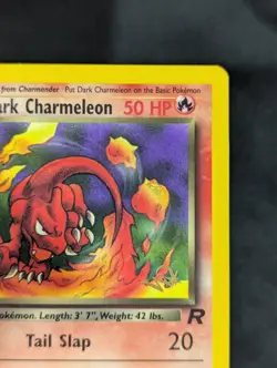 Dark Charmeleon 32/82 [Gold W Stamp] Team Rocket Promo Stamped [LP] Pokemon TCG - Image 4