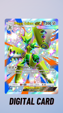Mega Scizor EX Shiny Mega Shine Pokemon TCG Pocket 2 Star ⭐⭐ (English) - Image 1