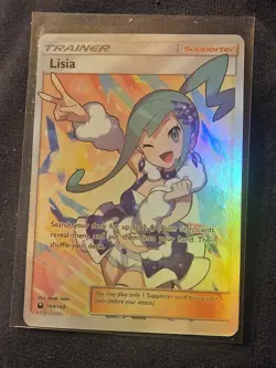 Pokemon Lisia Sm-Celestial Storm 2018 164/168 Full Art Holo Ultra Rare Trainer - Image 1
