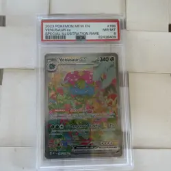 Pokemon Venusaur ex 198/165 Scarlet & Violet 151 Special Illustration Rare PSA 8 - Image 1
