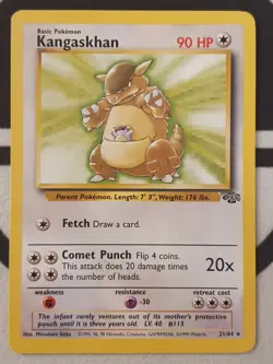 Pokemon Karte Kangama 21/64 Dschungel Set Jungle Pokemon Kangaskhan NM - Image 3