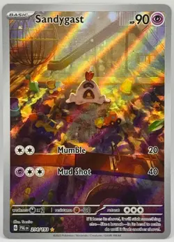 2023 Pokemon Paldea Evolved Sandygast 214/193 Illustration Rare Near Mint ENG - Image 1