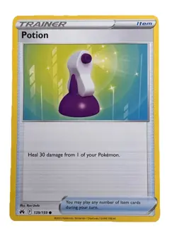 New: 2023 Pokemon TCG Potion 139 Crown Zenith Regular Common - Image 1