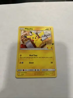 2021 Pokemon Pikachu 025/025 McDonald's 25th Anniversary Regular LP+ - Image 1