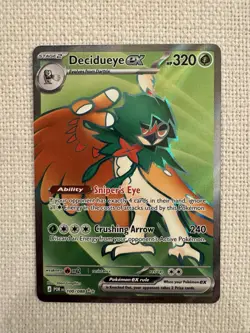 Pokemon TCG Decidueye ex 100/088 Me03 Perfect Order Full Art NM - Image 1