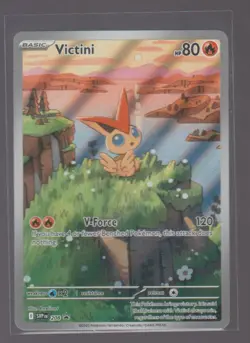 VICTINI 208 HOLO PROMO SCARLET & VIOLET PROMO POKEMON HOLO NEAR MINT - Image 1