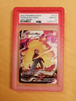 2022 Pokemon Lost Origin Pikachu VMAX TG17/TG30 UR Trainer PSA 10 GEM MINT - Image 1