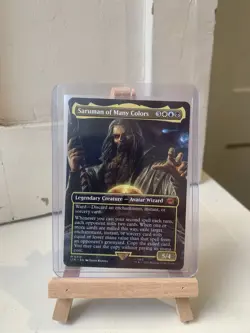 Saruman Of Many Colors, Magic The Gathering, LTR 0412, Near Mint, Borderless - Image 1