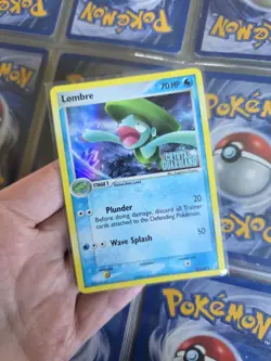 Pokemon TCG Lombre EX Crystal Guardians 37/100 Holo Rare * 2006 STAMPED - Image 1