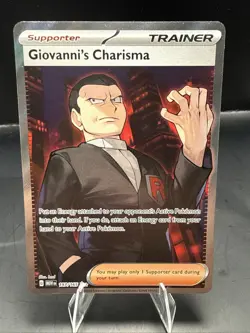 Pokemon Giovanni’s Charisma SR 197/165 151 A - Image 1